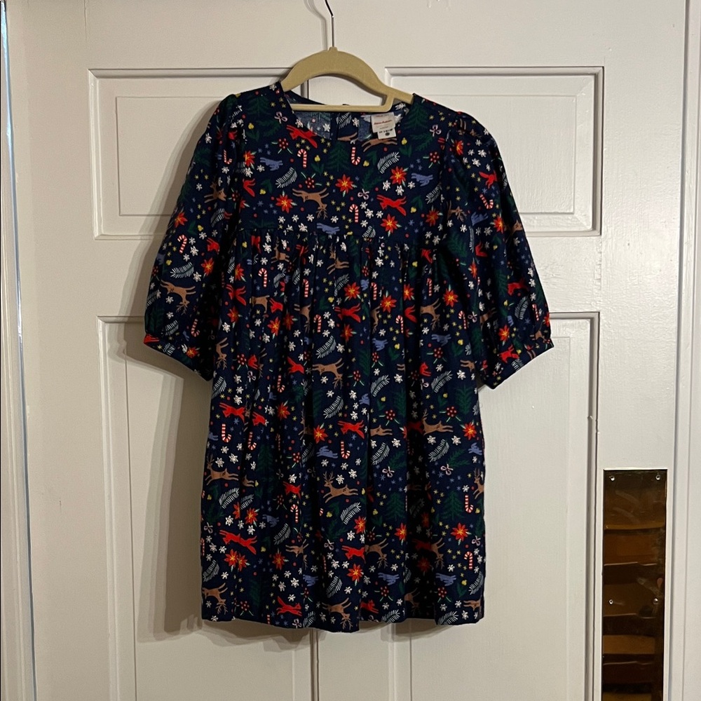 Hanna Andersson Navy Christmas Dress